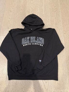 Champion Black Oak Island North Carolina Hoodie